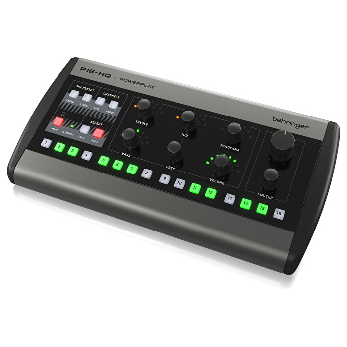 Behringer P16-HQ 16-Kanal Kişisel Monitör Mikseri